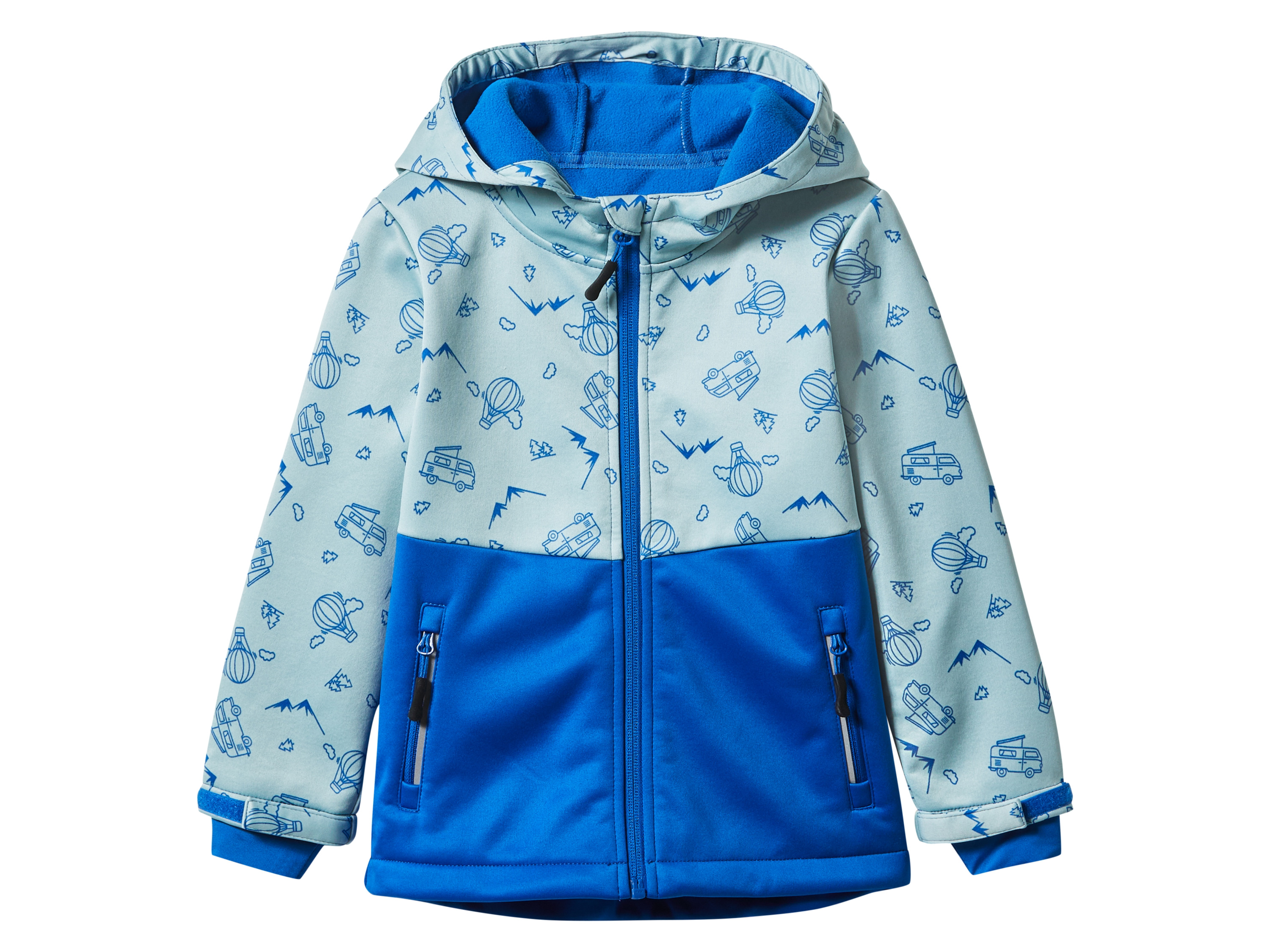 lupilu Kurtka softshell dziecięca Jasnoniebieski/niebieski, 122/128