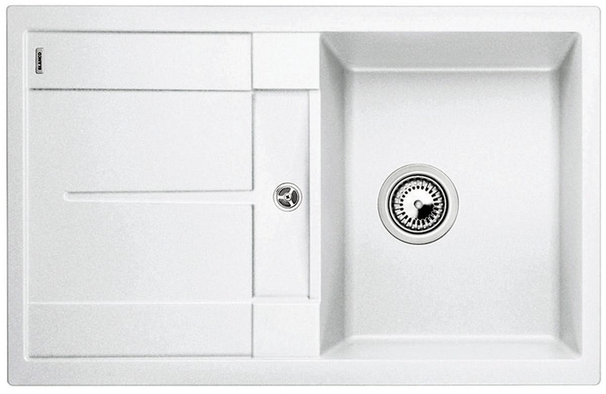 Darmowa Dostawa - Zlewozmywak granitowy 78x50 cm biały Blanco Metra 45 S 513187