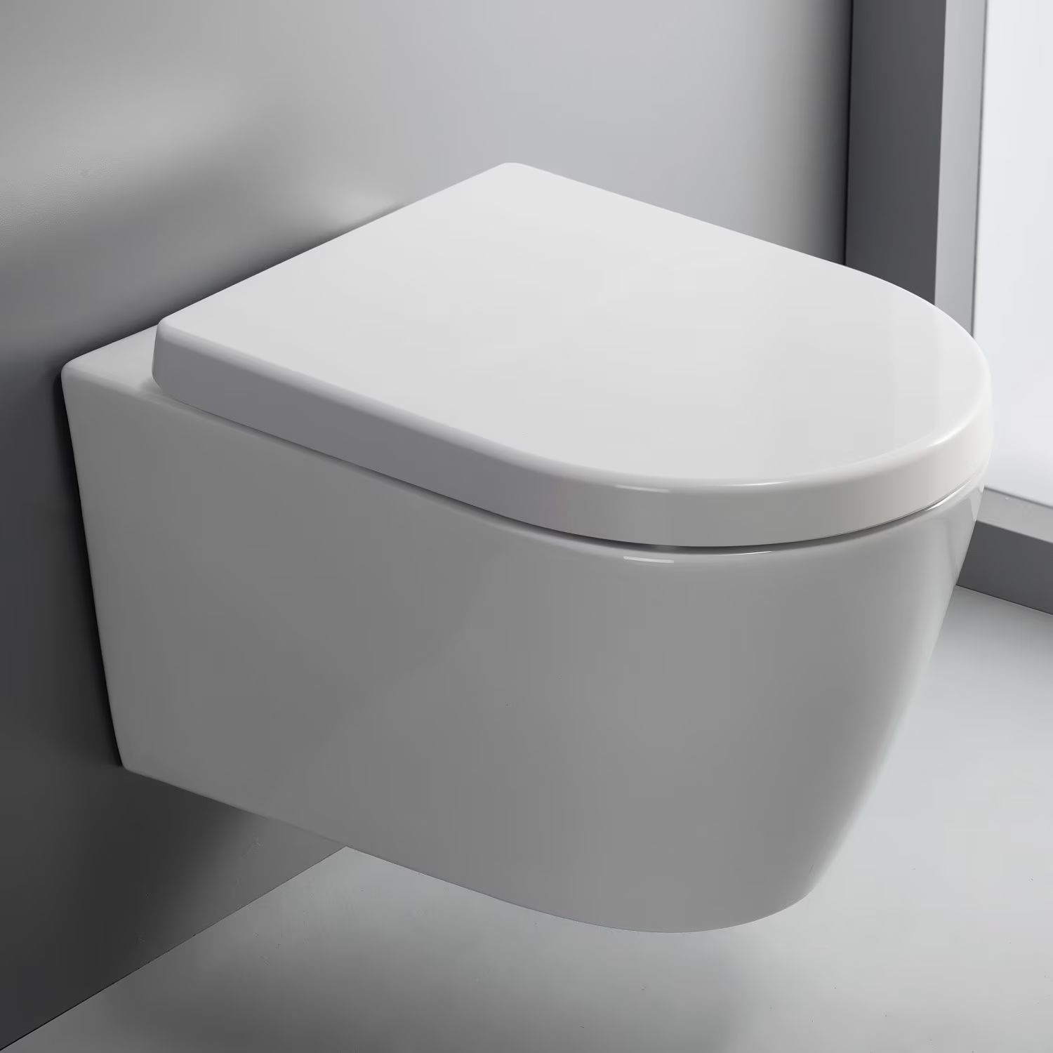 Darmowa Dostawa - Miska WC wisząca bez kołnierza biały Kronenbach Tube KB15100TU