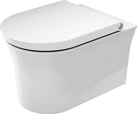 Darmowa Dostawa - Miska WC wisząca bez kołnierza biały połysk Duravit White Tulip 257609AA00