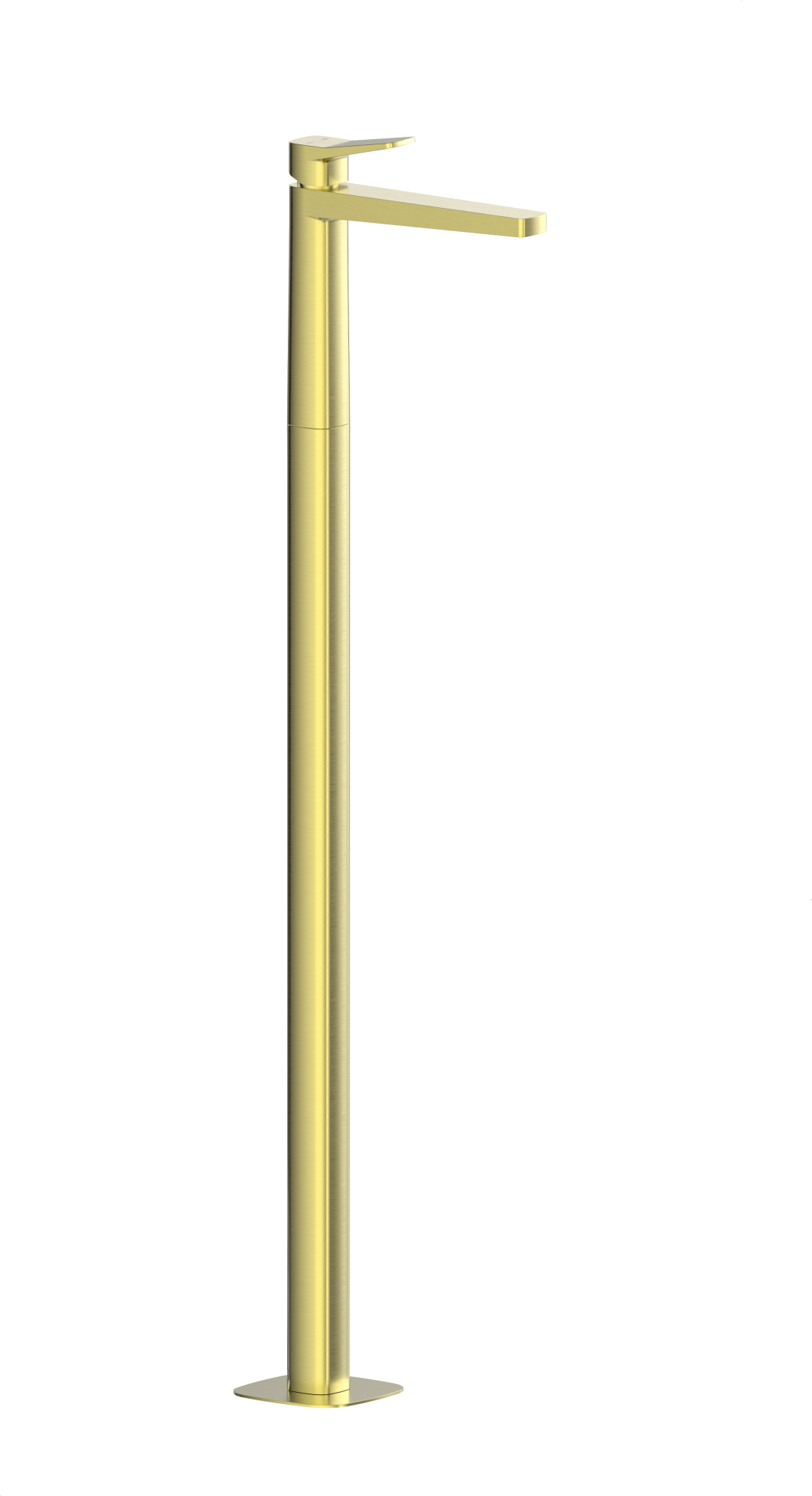 Darmowa Dostawa - Bateria umywalkowa podłogowa złota KFA Armatura Malaga Brushed Light Gold 452251031