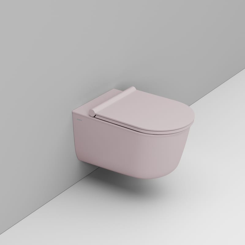 Darmowa Dostawa - Miska WC wisząca bez kołnierza różowy Ceramica Dolomite Mayka D482565