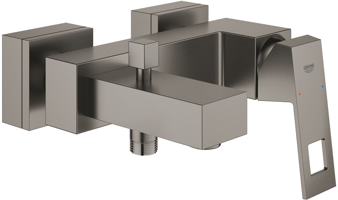 Darmowa Dostawa - Bateria wannowo-prysznicowa ścienna brushed hard graphite Grohe Eurocube 23140AL0