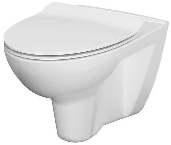 Darmowa Dostawa - Miska WC wisząca bez kołnierza biały Cersanit Parva K27061