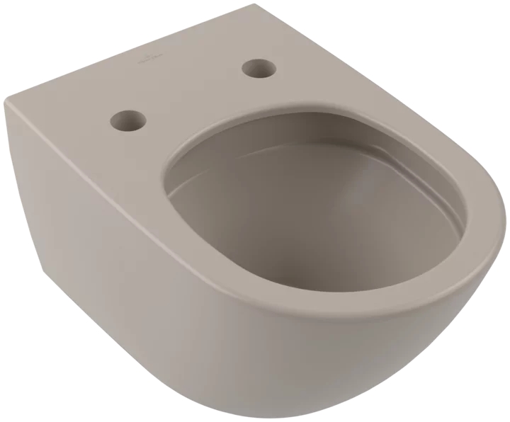 Darmowa Dostawa - Miska WC wisząca bez kołnierza beż mat Villeroy & Boch Antao 4674T0AM