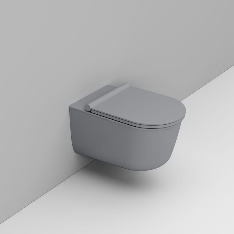 Darmowa Dostawa - Miska WC wisząca bez kołnierza szary Ceramica Dolomite Mayka D482545