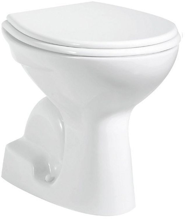 Darmowa Dostawa - Miska WC stojąca z kołnierzem biały Creavit TP340