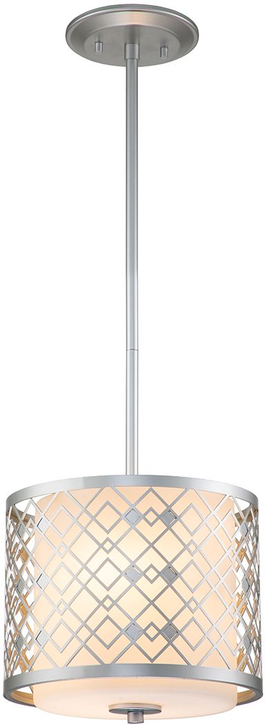 Darmowa Dostawa - Lampa wisząca 2x40 W srebrna Elstead Lighting Ziggy ZIGGY1PSLS