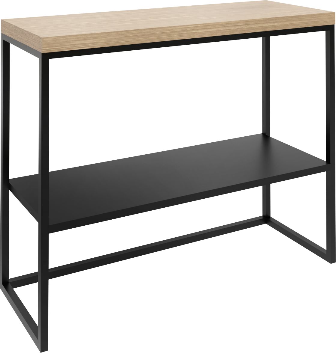 Darmowa Dostawa - Konsola podumywalkowa 60x35x75 cm czarna-dab Baltica Design Elise 5904107906188