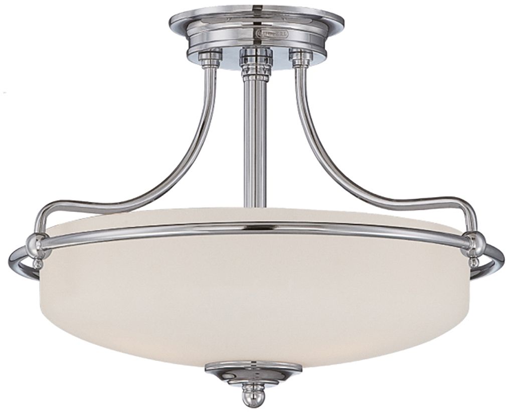 Darmowa Dostawa - Lampa podsufitowa 3x60 W nikiel Elstead Lighting Griffin QZGRIFFINSFSAN