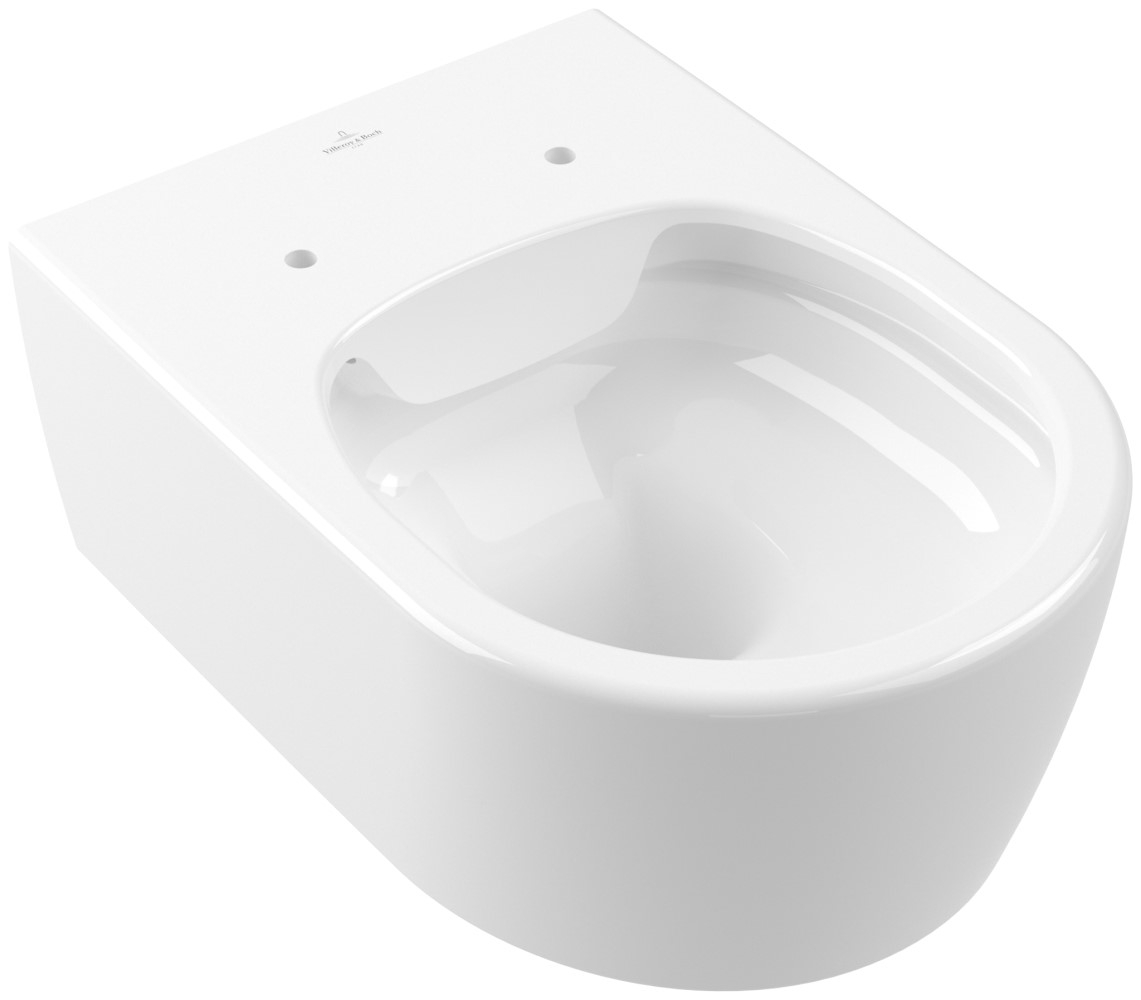 Darmowa Dostawa - Miska WC wisząca bez kołnierza biały połysk Villeroy & Boch Avento 5656R001