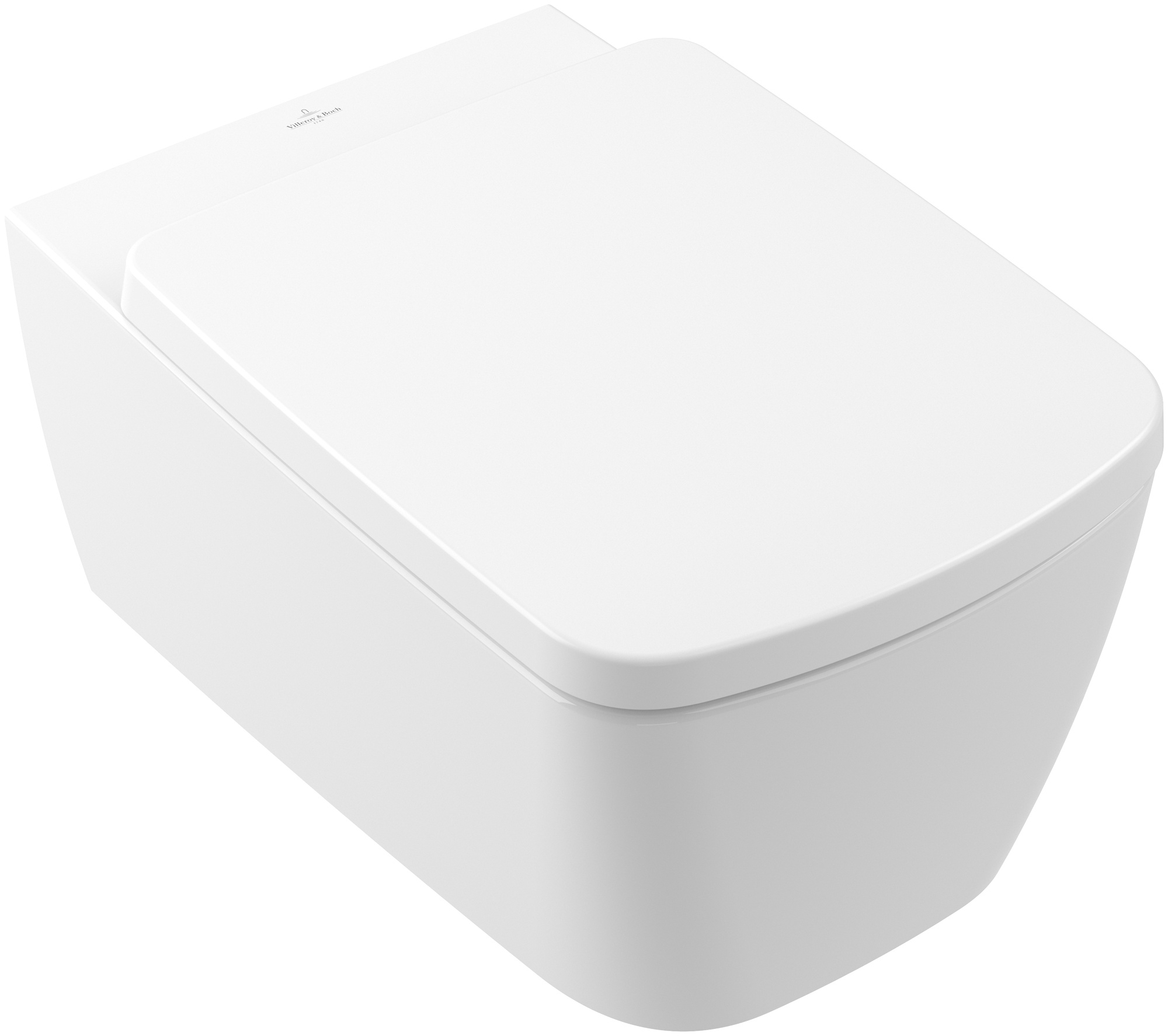 Darmowa Dostawa - Miska WC z deską wolnoopadającą wisząca bez kołnierza ze spłukiwaniem wirowym biały połysk Villeroy & Boch Subway 3.0 4610TL01