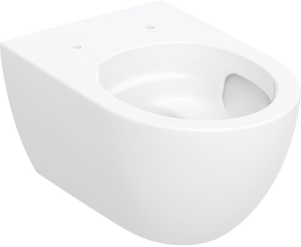 Darmowa Dostawa - Miska WC wisząca bez kołnierza spłukiwanie wirowe biały Geberit Acanto 502717001