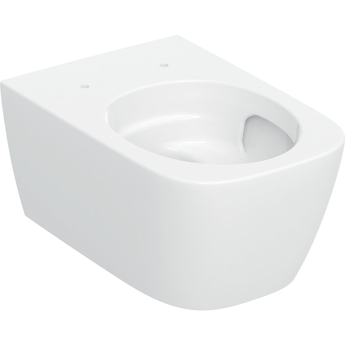 Darmowa Dostawa - Miska WC wisząca bez kołnierza ze spłukiwaniem wirowym biały połysk Geberit Smyle Square 503170001