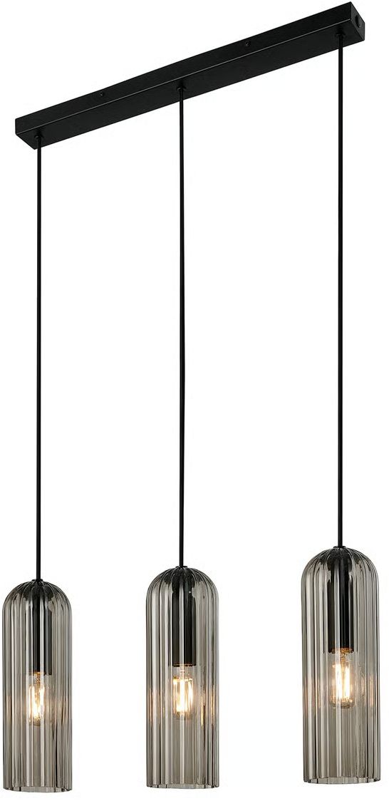 Darmowa Dostawa - Lampa wisząca 3x25 W przydymiona Nordlux Miella 2412533047