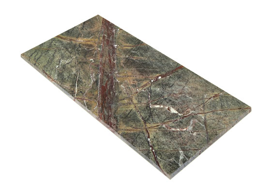 Płytki marmurowe Rainforest Green 61x30,5x1 cm szczotkowane
