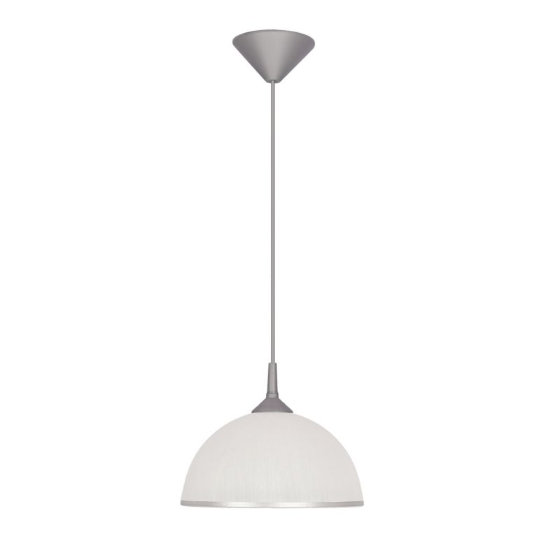 Lampa sufitowa biały klosz Candellux Sugar chromowana 1xE27x60W IP20 wym:70x25x25cm - 1 szt.