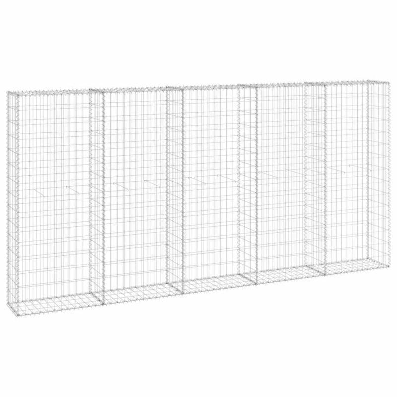 Ogrodzenie gabionowe vidaxl 300 x 30 x 150 cm 2 szt