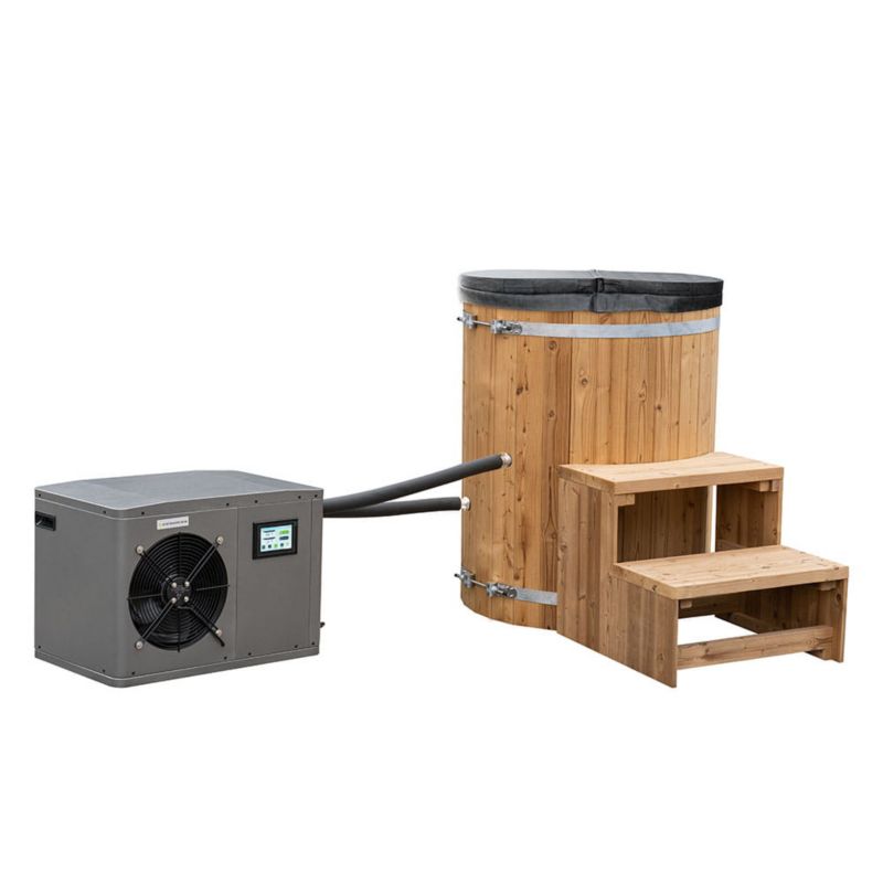 Wanna do morsowania Mirpol 500l z Chillerem WiFi, Stal nierdzewna thermowood 1 szt.