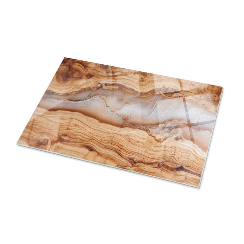 Blat ArtPrintCave 100x70 cm Naturalne drewno z żywicą Na Taras Stolik 1 szt.