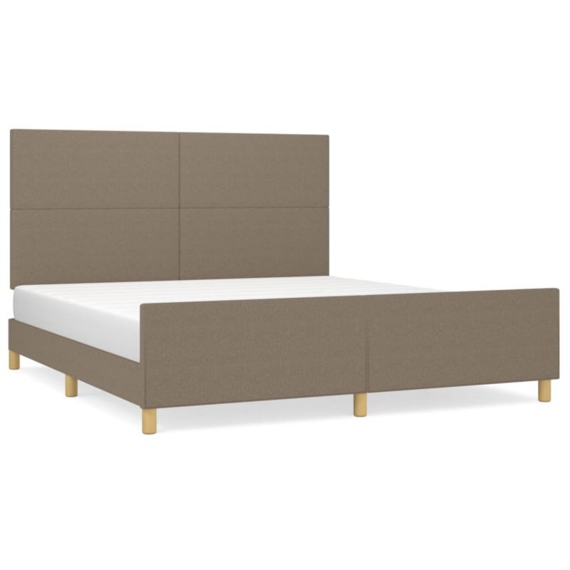 Łóżko tapicerowane WaszeMeble 180x200 cm Brązowe WM-3124915 1 szt.