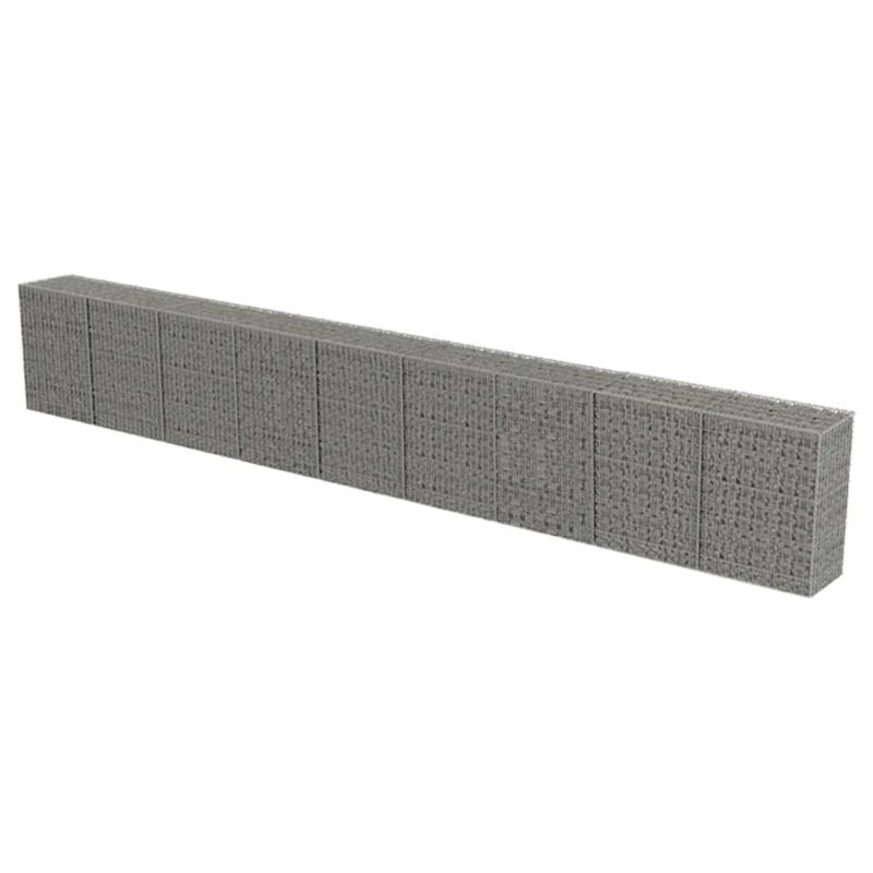 Ogrodzenie gabionowe vidaxl 900 x 50 x 100 cm 3 szt