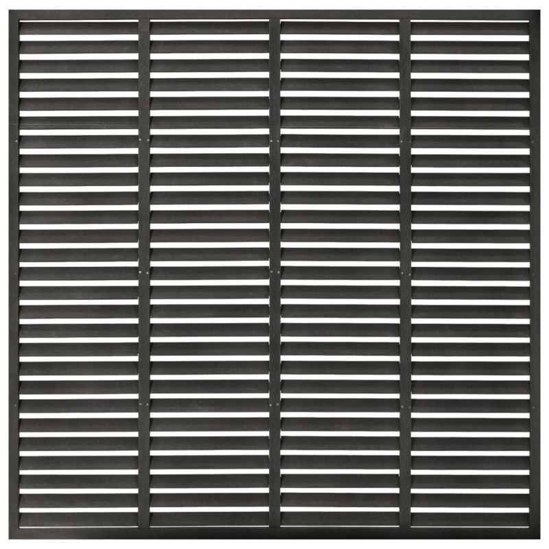 Ogrodzenie żaluzjowe vidaxl 180 x 180 cm 318108 szary 1 szt