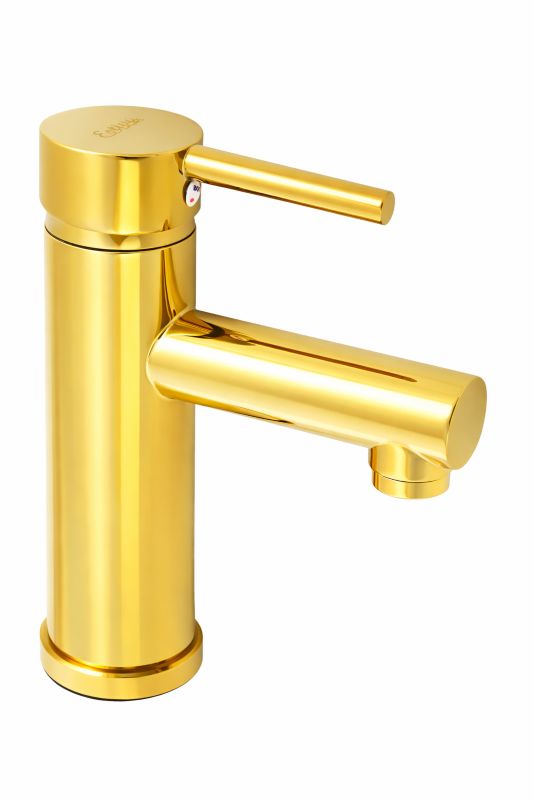 Bateria umywalkowa Estiva SIMA 17 Gold złota 17 cm łazienkowa niska 1 szt.