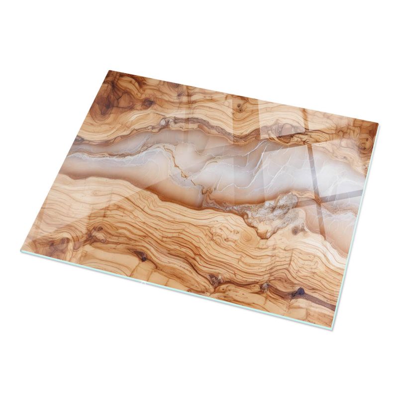 Blat ArtPrintCave 120x80 cm Naturalne drewno z żywicą Na Taras Stolik 1 szt.