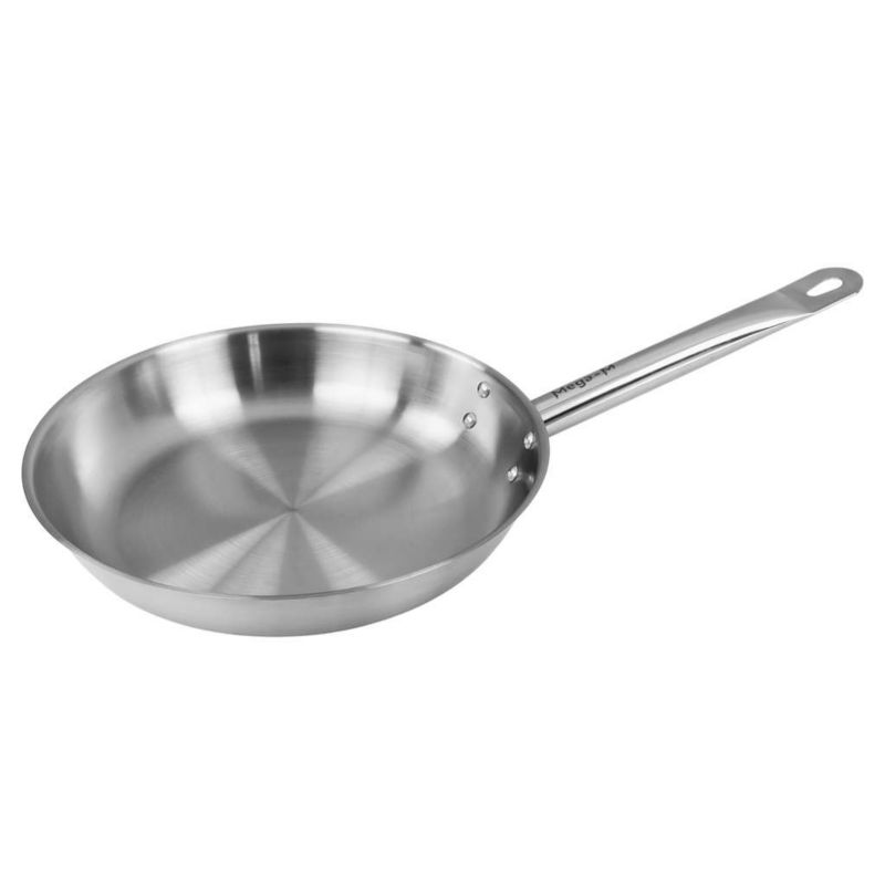 Patelnia ze stali nierdzewnej Mega-M Indukcja, Gaz śr.24cm 1szt.