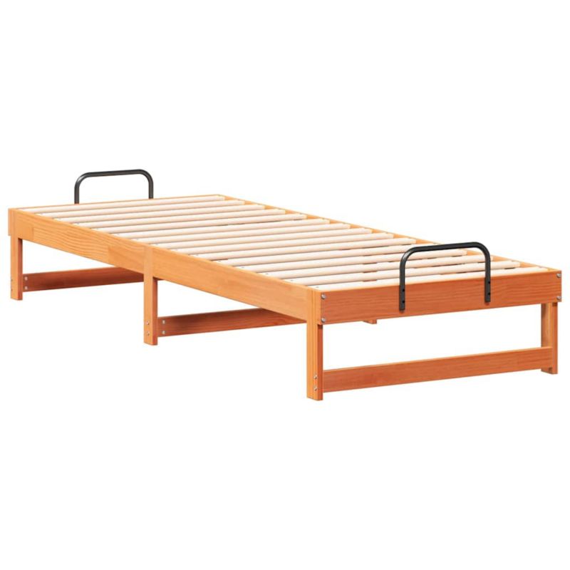 Rama łóżka WaszeMeble 80x200 cm Brązowy sosna WM-873159 1 szt.