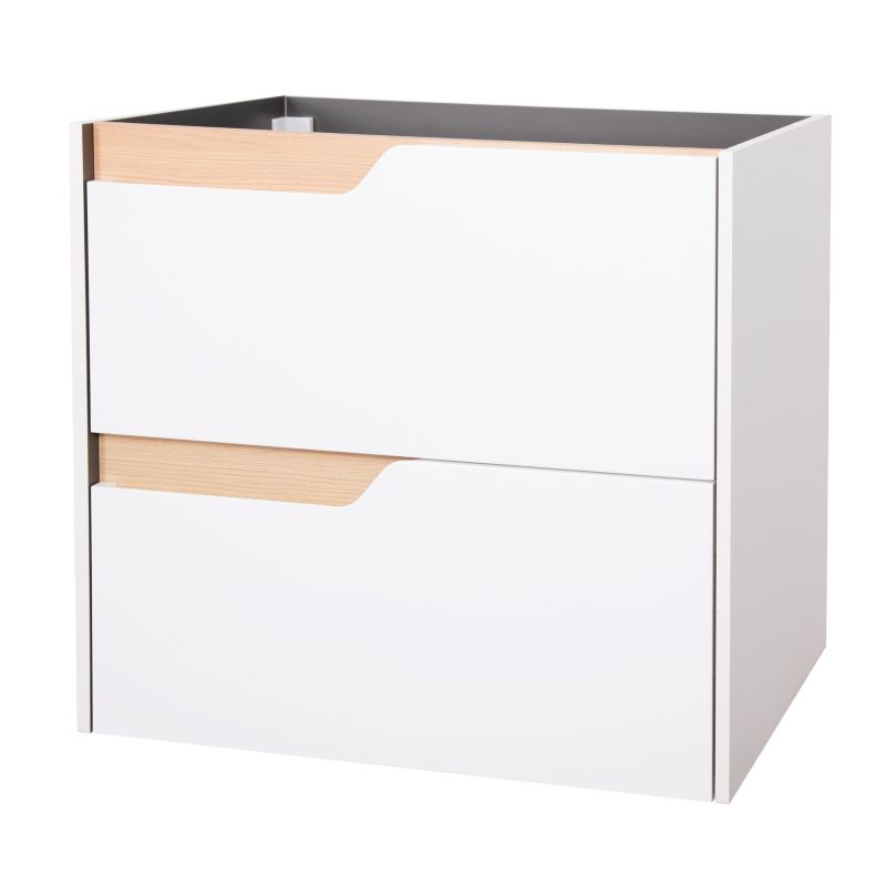 Szafka pod umywalkę Tolima wisząca 60 cm biała