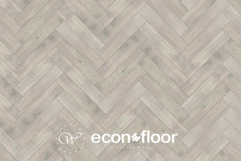 Panele podłogowe winylowe SPC Econfloor 3238H-55 Herringbone 55 Oak Janosik 610 mm x 126 mm x 5,7 mm - 2,31 m²
