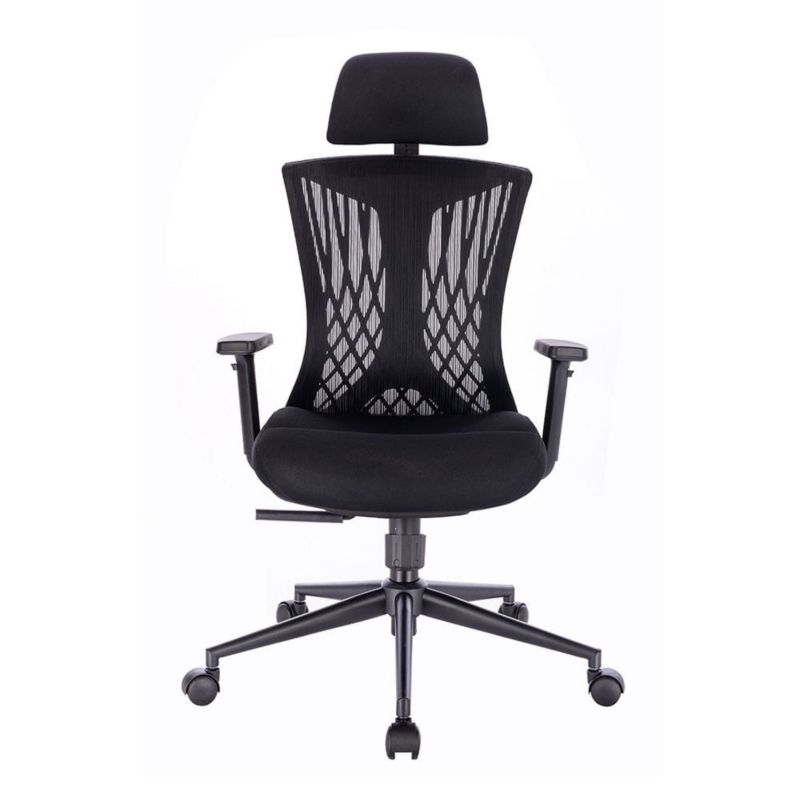 Fotel biurowy ergonomiczny Mirpol czarny Avery 1szt.