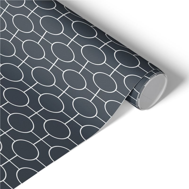 Samoprzylepna Okleina na Meble Tulup 50x100 cm Geometryczne koła Do Sypialni I Garderoby 1 rol.