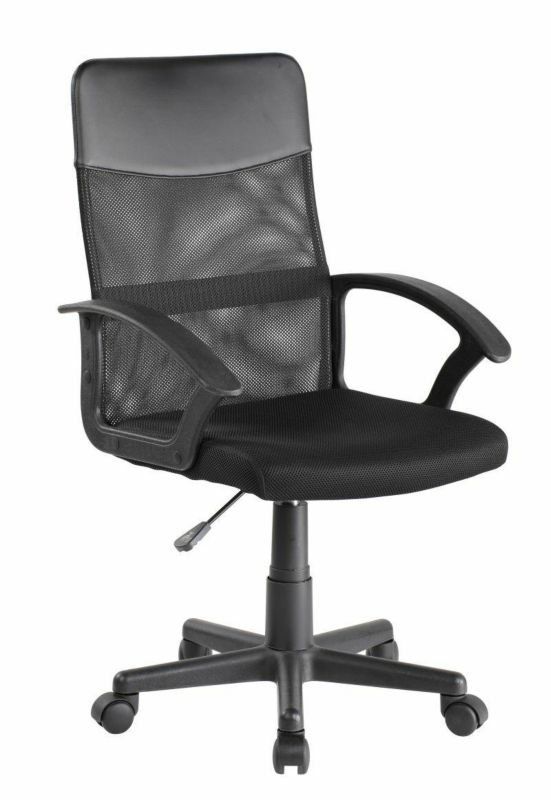 Fotel biurowy ergonomiczny obrotowy Spero INTESI czarny siatkowy z podłokietnikami do biurka 1 szt.