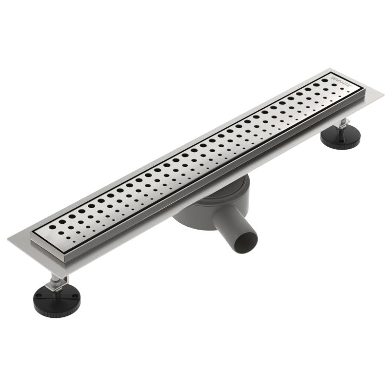 Odpływ liniowy obrotowy SEVANTE z maskownicą WK114 60 cm inox FLAT 1szt.