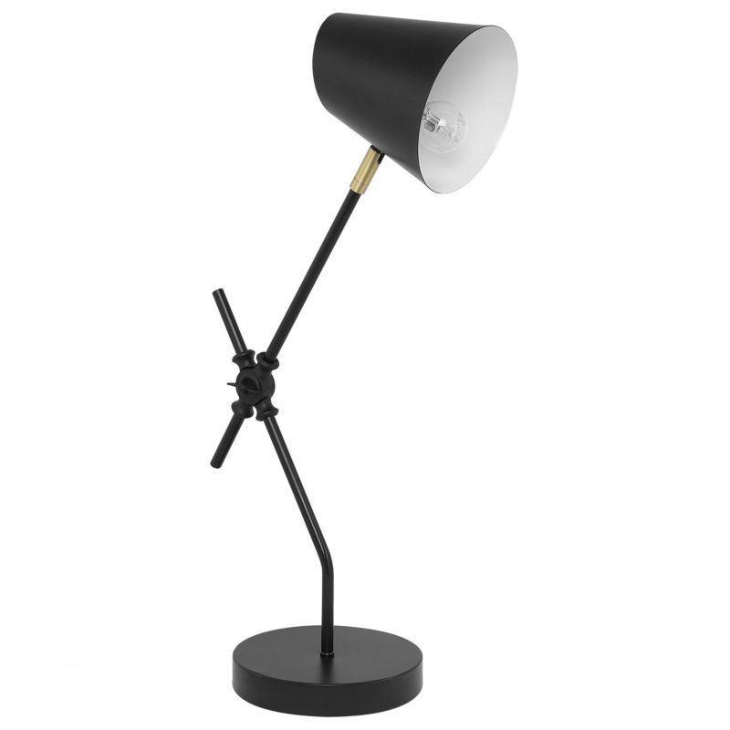 Lampa biurkowa Horton Regulowana Metal Czarny 1 szt.