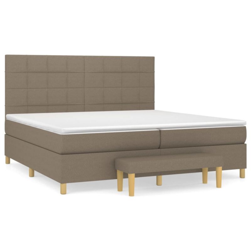 Łóżko kontynentalne WaszeMeble 200x200 Brązowe WM-3137185 1 szt.
