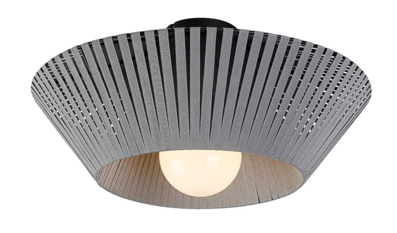 Lampa sufitowa wisząca Rabalux Revan czarno-popielaty wym: 19 x 40 x 40 cm 1xE27 x 1 szt.