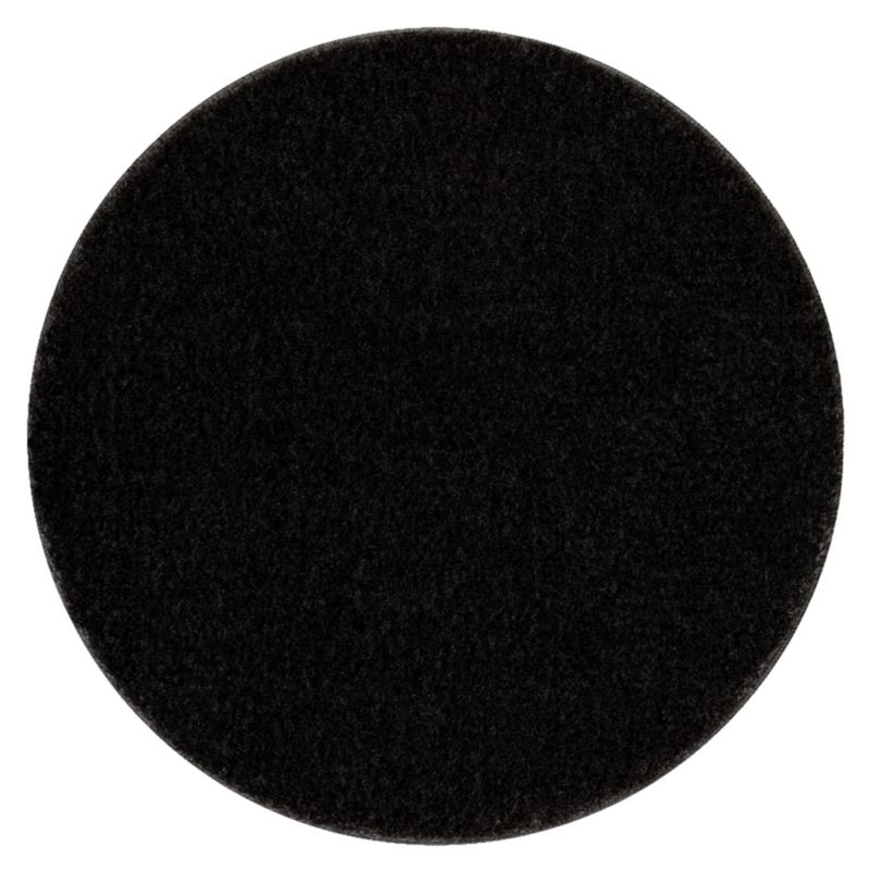Dywanik łazienkowy Dywaniki łazienkowe RugsX koło 100 cm czarny KPL223 1 szt.