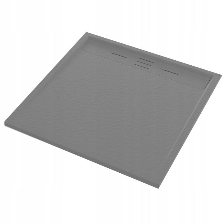 Brodzik Prysznicowy Kwadratowy Granitan Viva 90x90CM Szary SMC Kompozyt 1 szt.