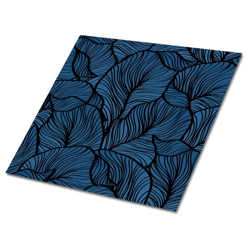 Kafelki samoprzylepne Tulup 30x30 cm Liście retro 9 szt.