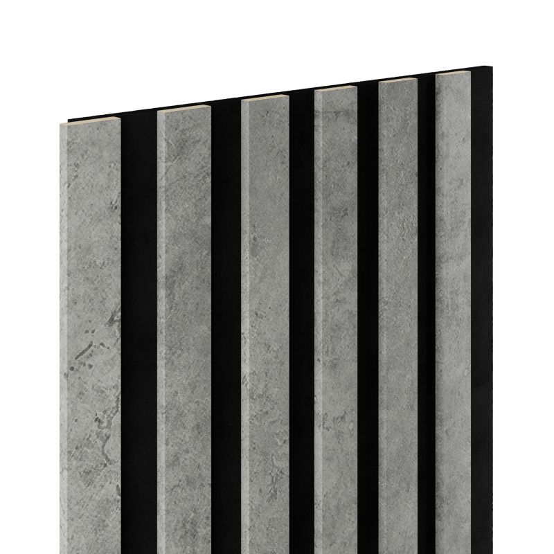 Lamele ścienne na czarnym filcu 6L Marbet Design WOODLINE SLIM 270x30 cm Loft 5 szt.