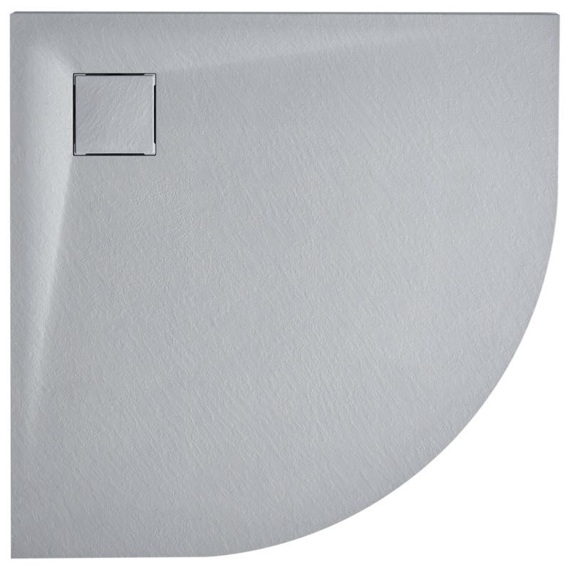 Brodzik prysznicowy Paron 90 x 90 x 3 cm Szary 1 szt.