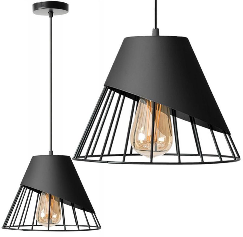 Lampa Sufitowa Wisząca Toolight App227-1Cp Czarny