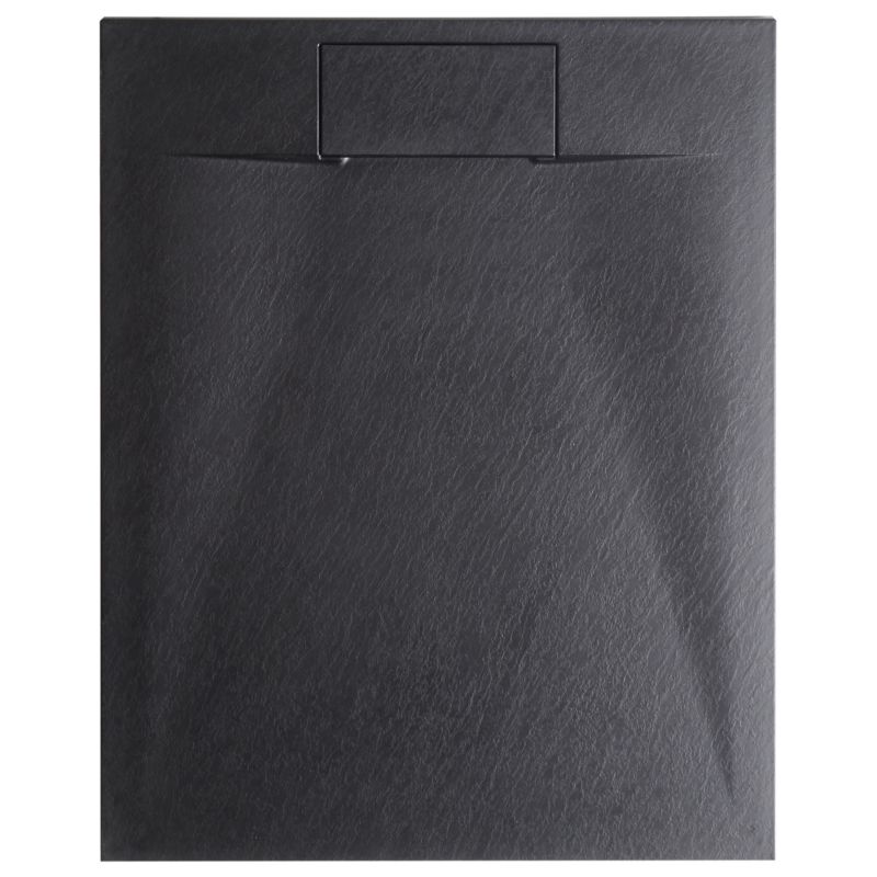 Brodzik prysznicowy Azzurro 80 x 100 x 3 cm Czarny 1 szt.