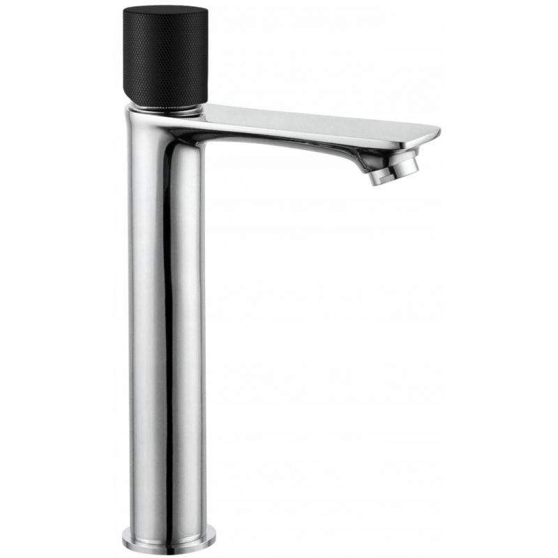 Bateria umywalkowa stojąca Mexen Royo One czarna/chrom 30,3 cm 1 szt.