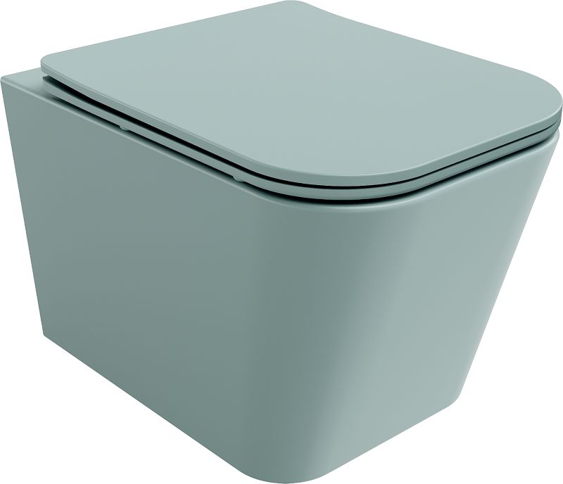 Miska wc z deską Mexen Teo zielona 51x34,5x34 cm 1 szt.
