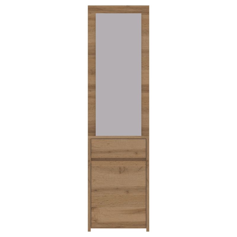 Szafka na buty Mebel Elite z lustrem Dąb Wotan TAHOE 1szt.